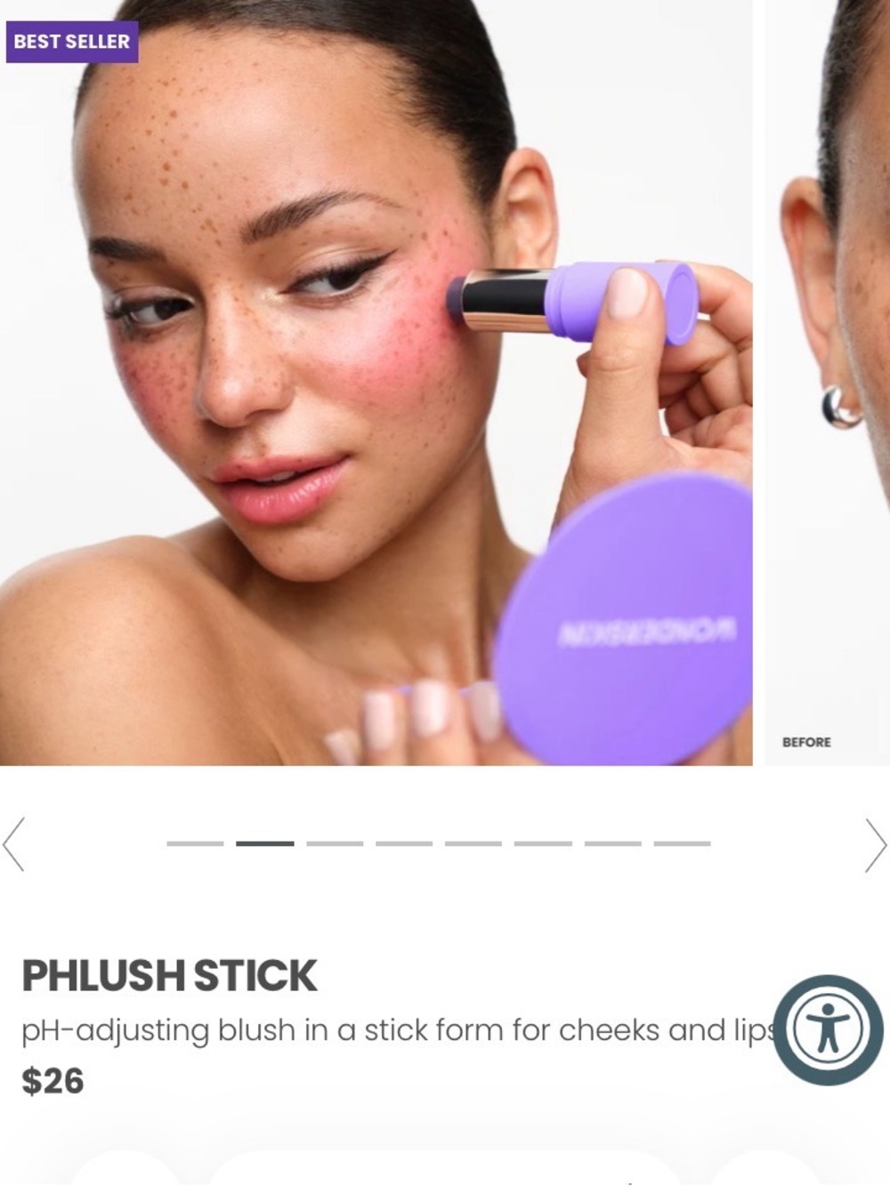 NIB Phlush Stick pH-Adjusting Blush and Lip